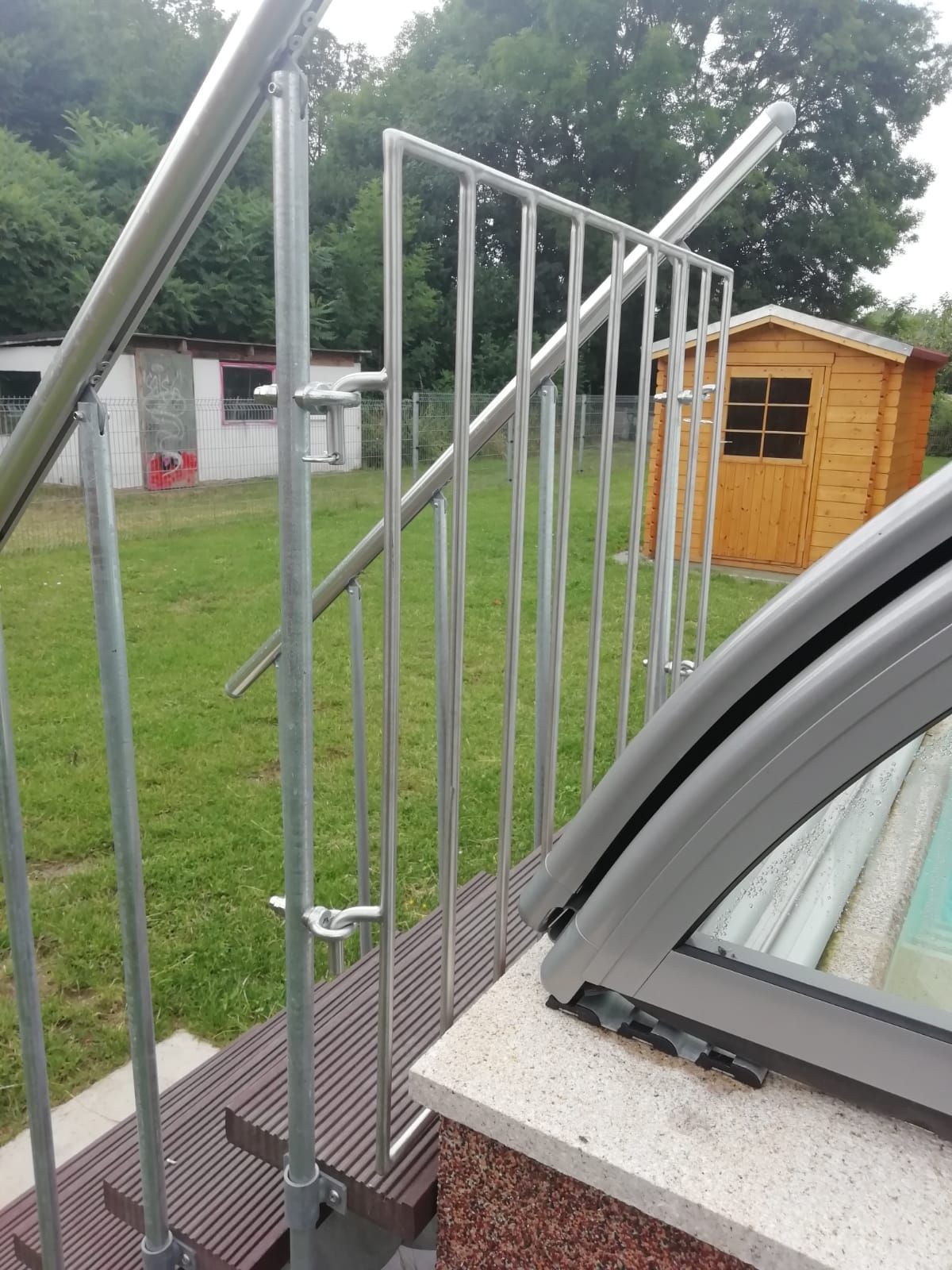 Geländer für den Pool